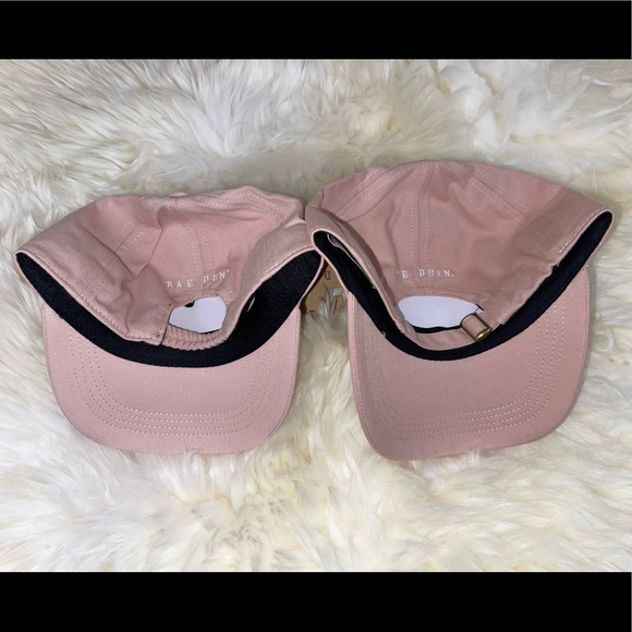 Rae Dunn Mama & Mini Matching Hats - Blush Pink Hat Set - Picture 3 of 3